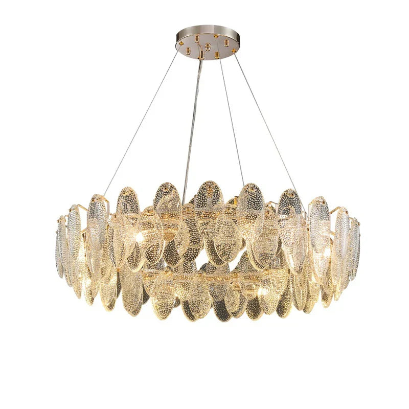 Luxurious Crystal Chandelier for Living Rooms and Master Bedrooms - Nordic Postmodern Minimalist Elegance