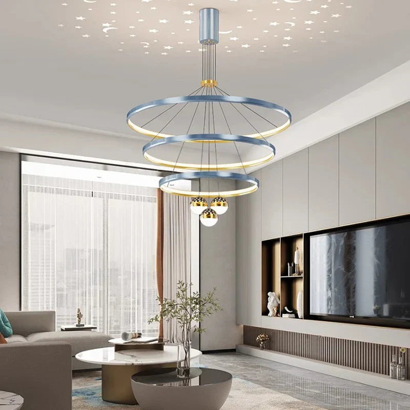 Chic Nordic Dining Room Chandelier - Stylish Ceiling Lamp for Indoor Lighting