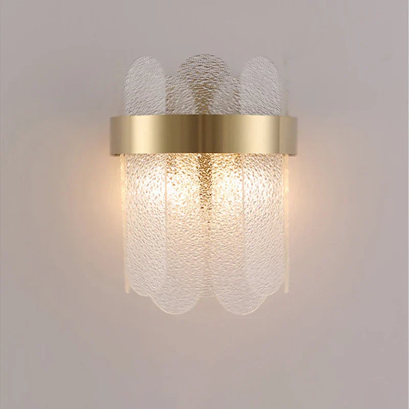Elena - LED Modern Nordic Interior Lighting Home Decoration Lamp Luxury Wall Lamp Living Room Bedroom Bedside Handmade Glass Wall Lamp
