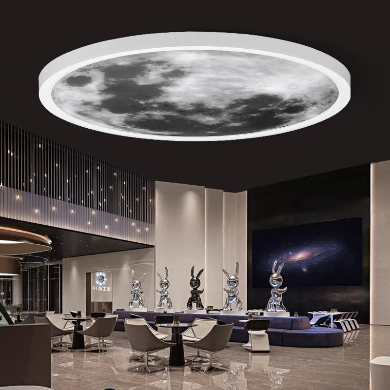 Sky Smart Lamps Led Ceiling Light Fixture - Moon Lights with APP Remote Control - Ideal for Living Room and Bedroom Decor - 18W and 42W Options