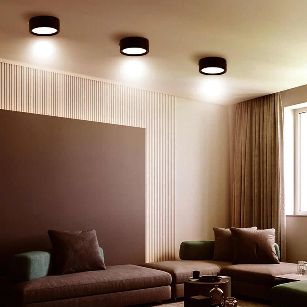 90-250V LED Ceiling Light - Choose from 5W or 10W - Surface Mounted Downlight for Stylish Indoor Illumination