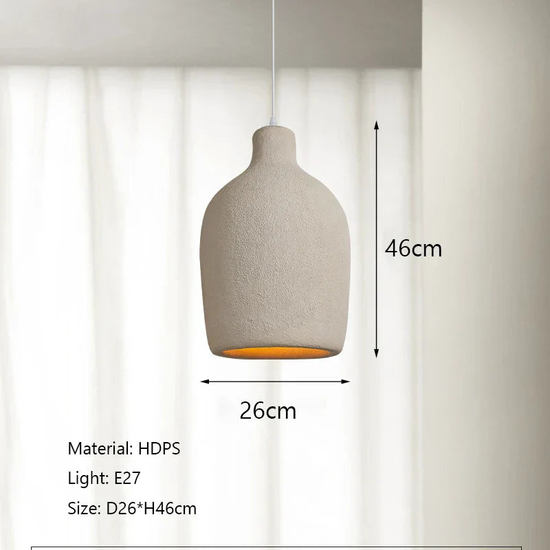 Wabi-Sabi Cream Style LED Chandelier - Illuminate Your Restaurant, Bar, Dining Room, and More with Subtle Elegance