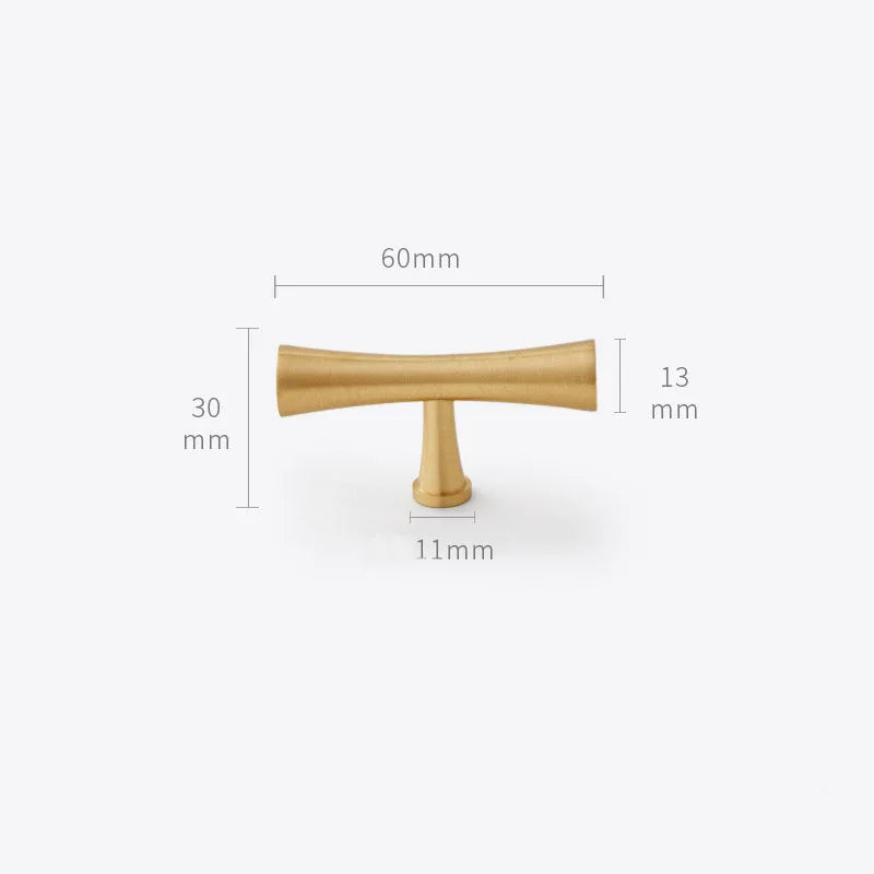 Gold Brass Dresser Handles – Modern Cabinet Pulls and Drawer Knobs for Kitchen and Furniture