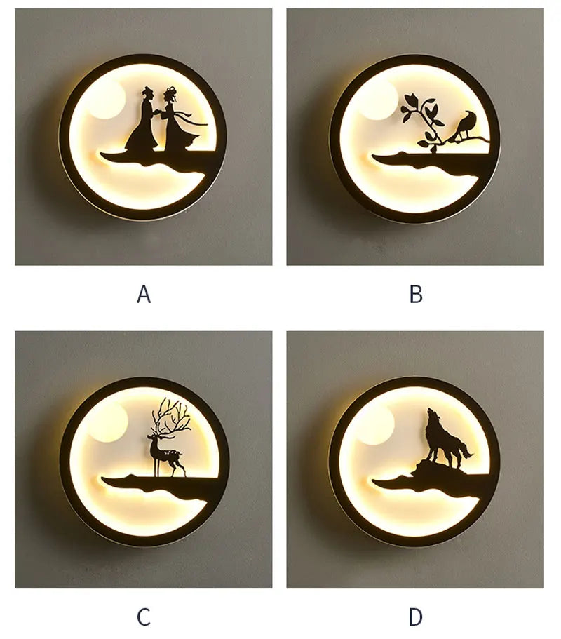 Dlight Decor Nordic Character Glow Wall Lamp