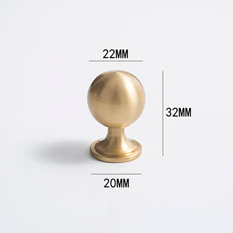 Gold Brass Cabinet Handles – Furniture Bar Pulls and Wardrobe Knobs for Kitchen Doors