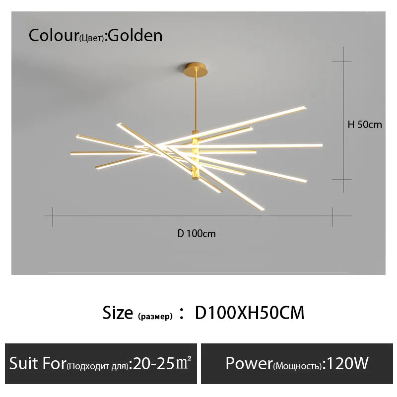 New Modern Minimalist Chandelier - Elevate Your Space with Nordic Elegance