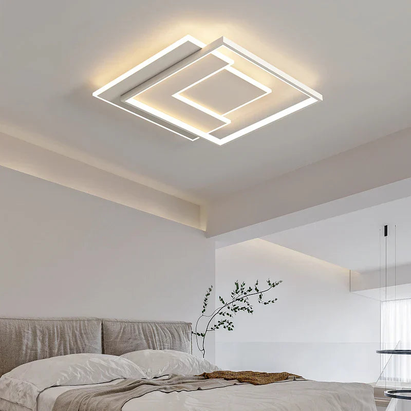 Ultra-thin LED Ceiling Light - Simple and Modern Lighting Fixture for Living Room, Study, Balcony, and More