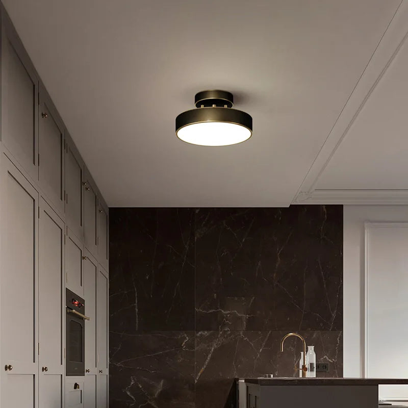 Stylish Modern LED Ceiling Chandelier Lights - Ideal for Bedroom Decor, Living Rooms, Kitchens, and More, with Adjustable Brass Lamp Angle for Stairs and Aisle Illumination