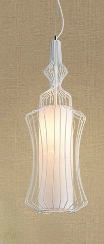 American Birdcage Retro Chandelier with Creative Hollow Design for Living Room Elegance