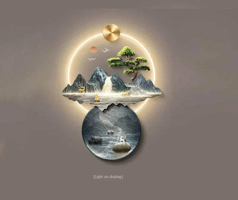 Dlight Decor 3D Wall Painting Light for Hallway Art