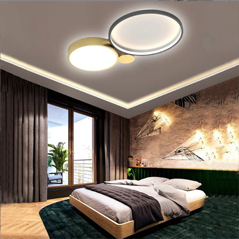New Nordic LED Ceiling Light - Modern Interior Decoration for Living Room and Bedroom