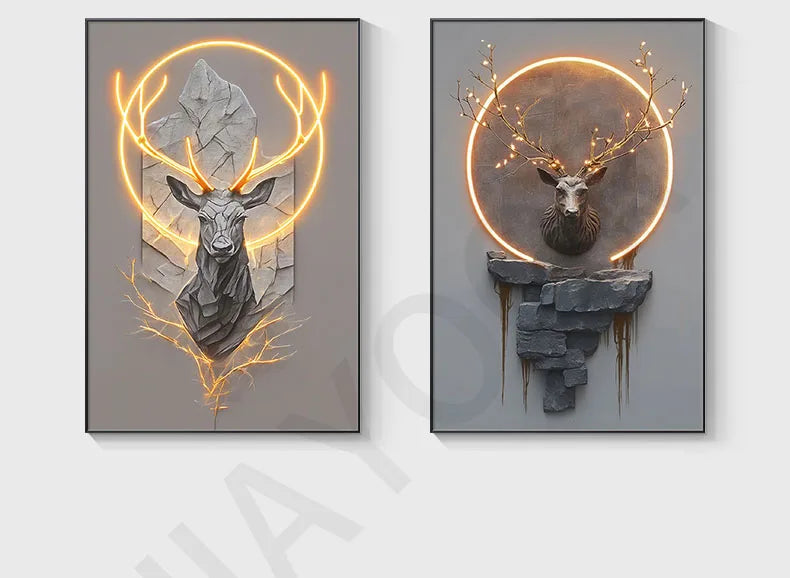 Dlight Decor Reindeer Wall Glow for Luxe Entry Spaces
