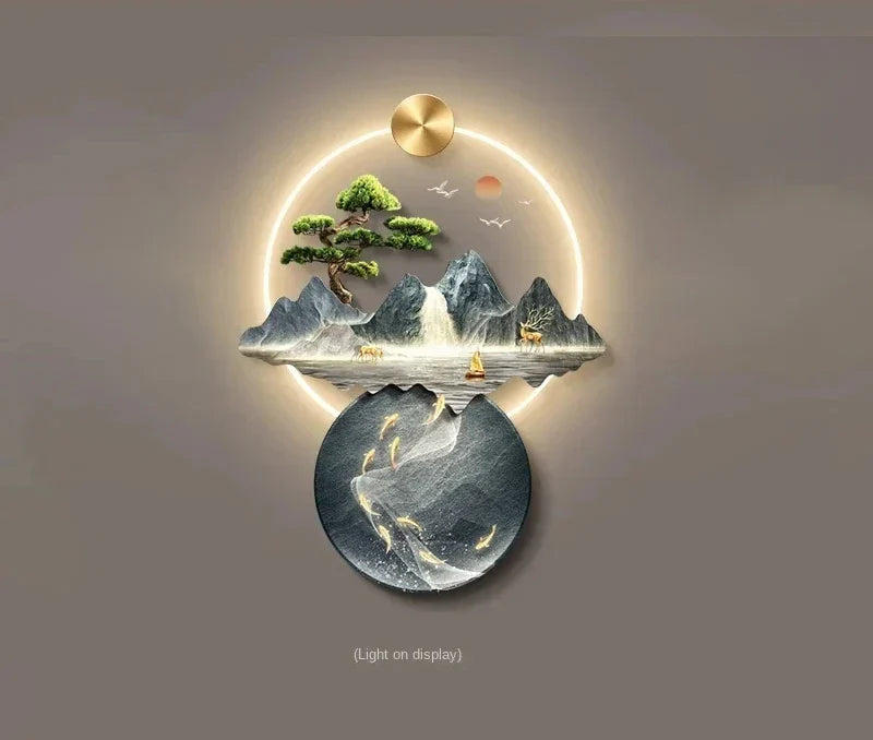 Dlight Decor 3D Wall Painting Light for Hallway Art
