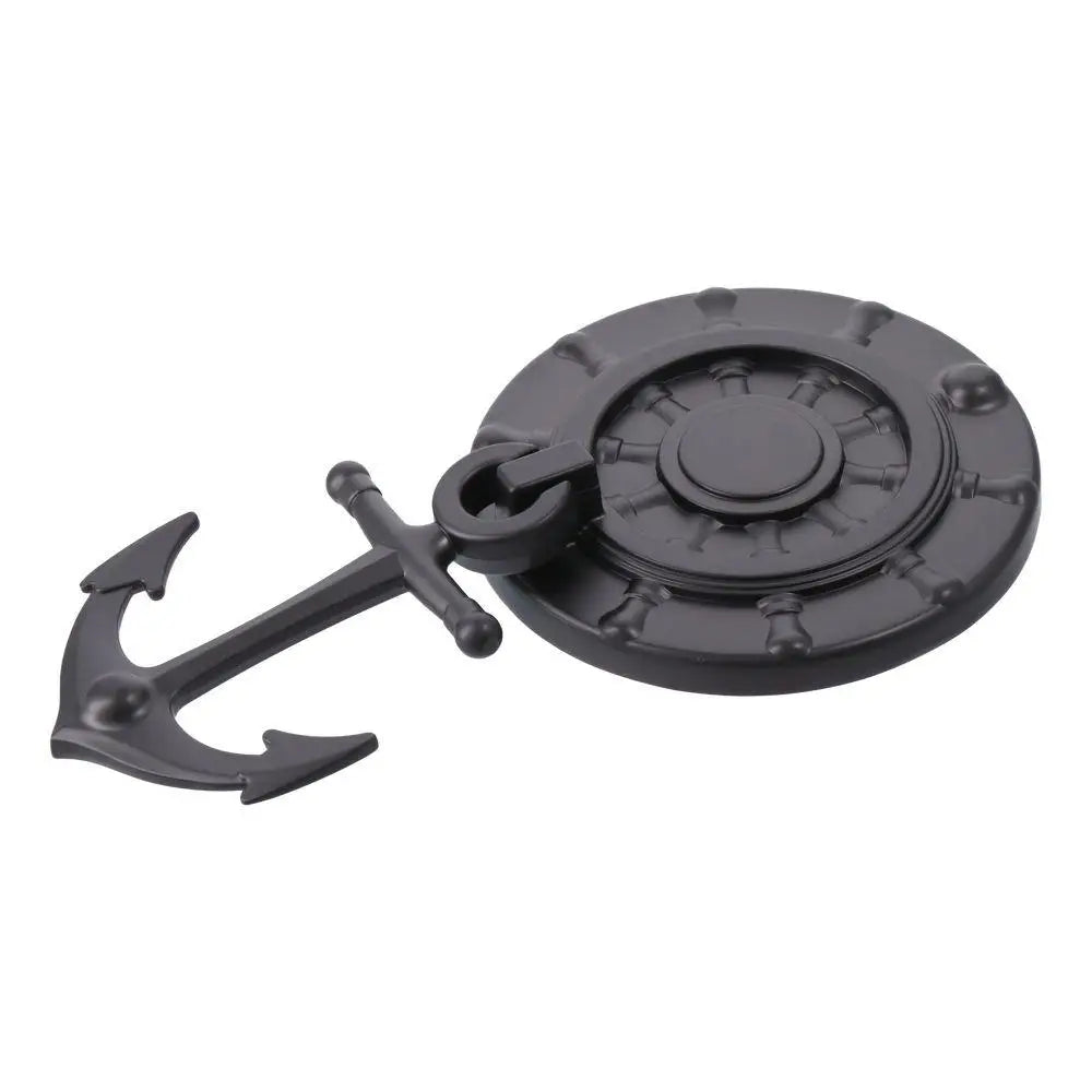 Decorative Zinc Alloy Door Knocker DIY Black Anchor Design Simple Style for Door