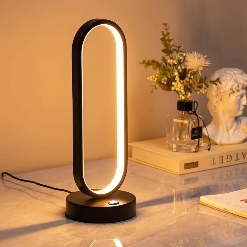 Modern LED Touch Table Lamp - Eye-Friendly Light for Living, Bedroom, and Study