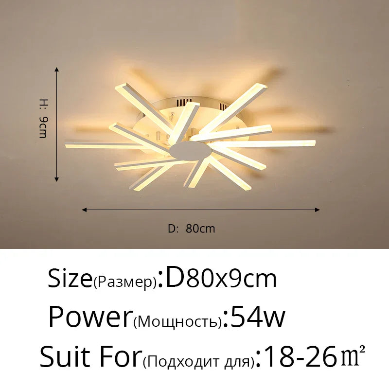 Modern Ceiling Lamps - Elegant Lustre Lights for Living Room, Kitchen, and Bedroom Decor