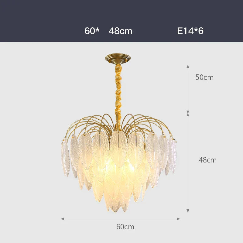 Postmodern Light Luxury Crystal Chandelier - Nordic Minimalist Elegance for Living Rooms, Bedrooms, and Dining Spaces