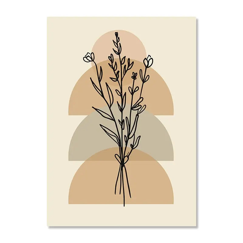 Abstract Paintings Lines Botanical Boho Posters Picture Canvas Painting Matisse Character Landscape Wall Art Room Decor Poster