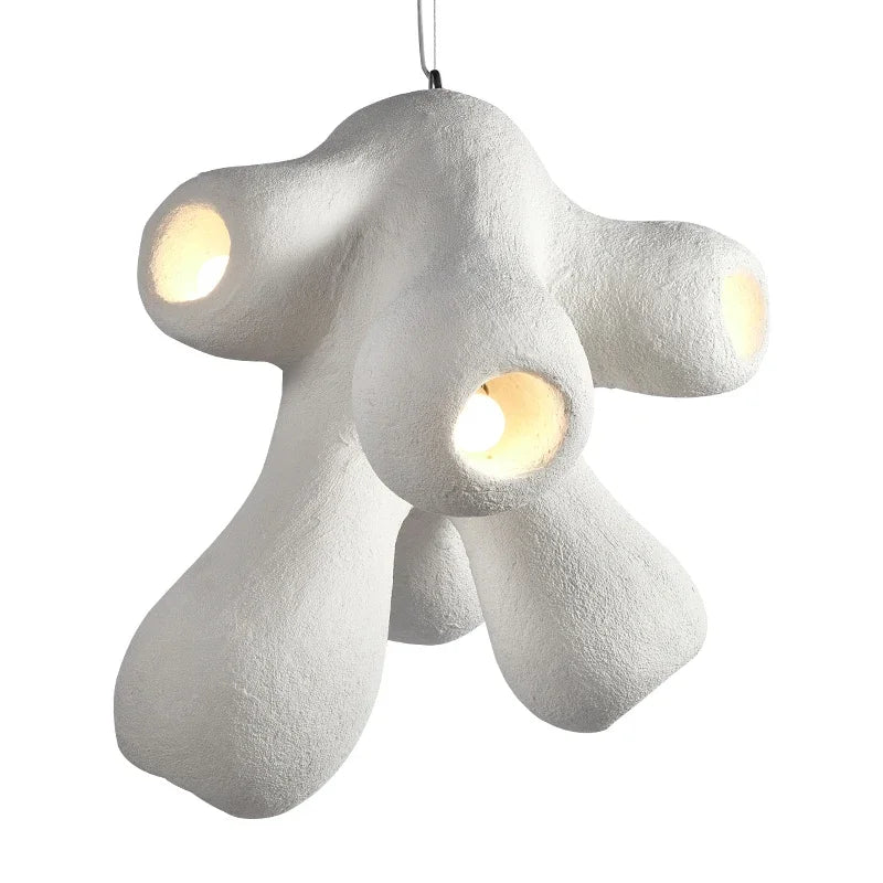 Nordic Creative LED Pendant Lamps - Wabi Sabi Design for Restaurant, Bar, Loft, Bedroom, and Home Decor