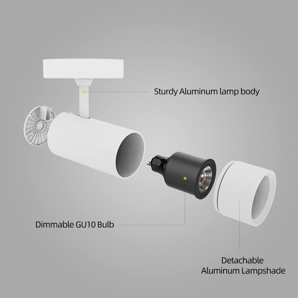 Sophia's 360° Adjustable Ceiling/Wall Spotlight with Dimmable GU10 Replaceable Bulb