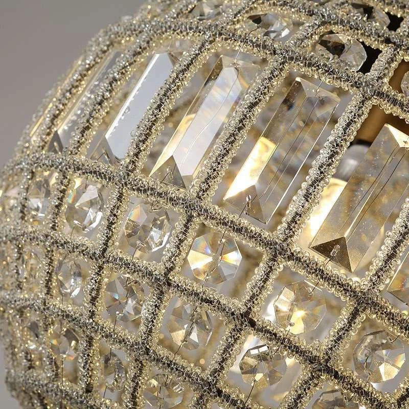Medieval French Court Style Crystal Chandelier - Retro Luxury Lighting for Living Rooms and Bedrooms