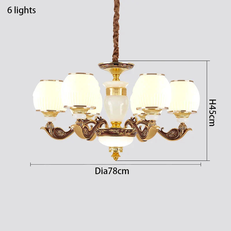 European Style Large Chandelier - Elegance for Living Rooms, Hotels, Villas, and Grand Hallways