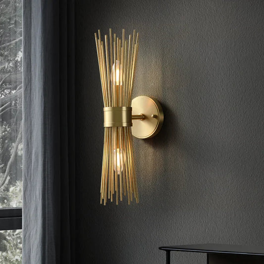 Julio's Modern Style Brass Wall Lamp - Elegant Lighting for Your Living Spaces