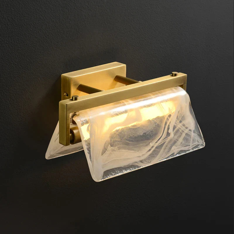 Cloud Mist Post-Modern Design Wall Lamp - Copper Luxury Lighting for Living Rooms, Bedrooms, and TV Background Walls