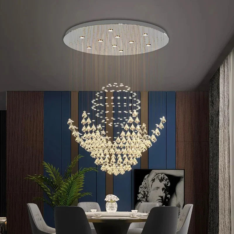 Luxury Crystal Chandelier - Elegance and Opulence for Home Decoration