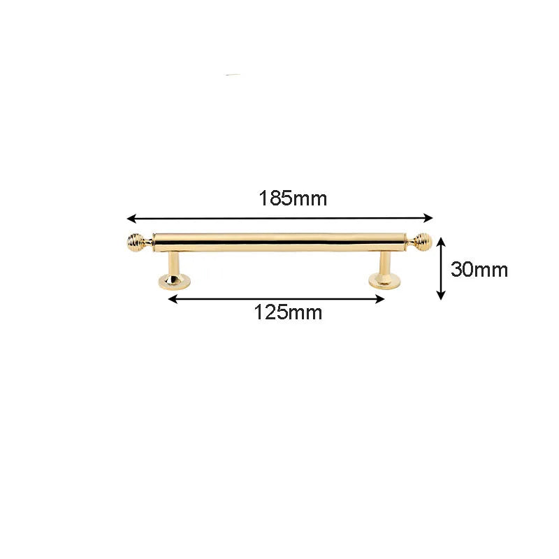 Polished Brass Cabinet Handles – PVD Gold and Chrome Wardrobe Knobs and Drawer Pulls