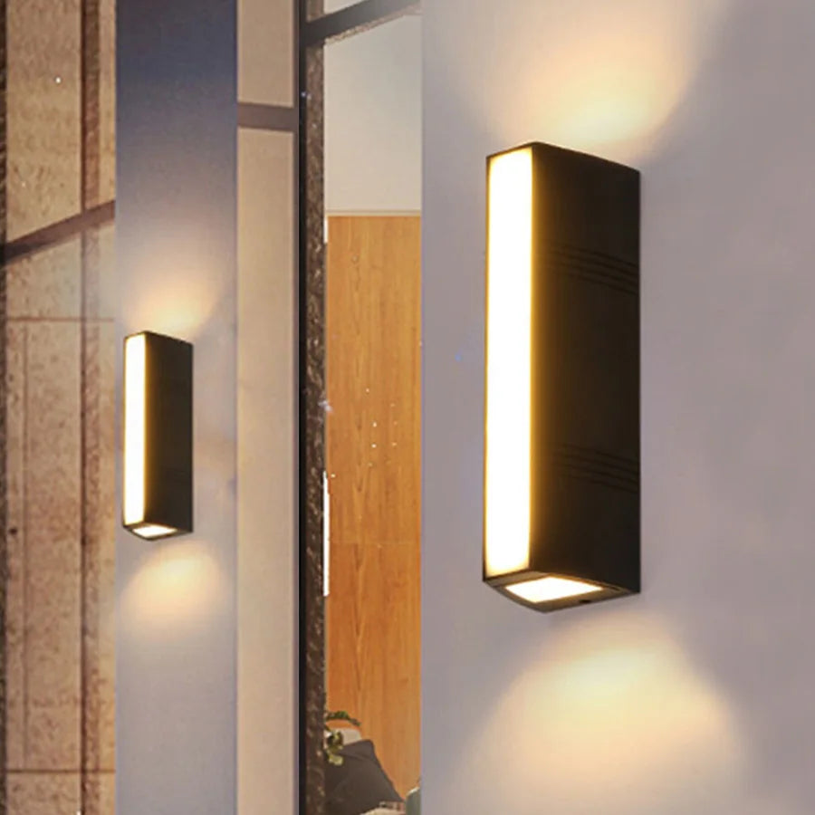 Versatile Up Down LED Wall Lamp - Waterproof, Modern Design for Garden, Street, Corridor, and Stairs