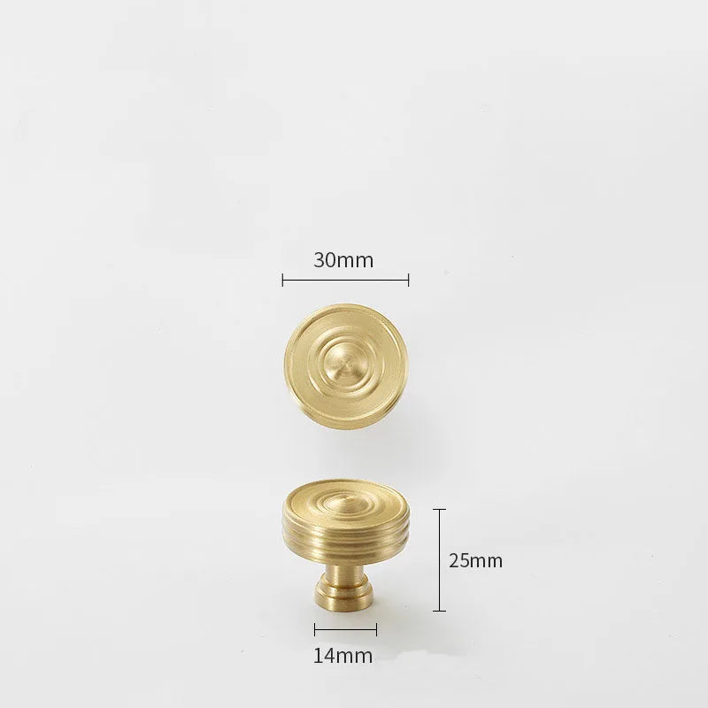 Satin Gold Furniture Handle – Solid Brass Cabinet Knobs and Drawer Pulls (50mm-358mm)