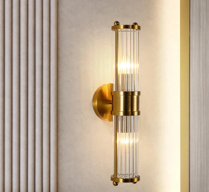 Exquisite LED E14 Crystal Wall Lights - Luxury Modern Decoration for Bathrooms, Kitchens, Living Rooms, Bedrooms, and Hallways