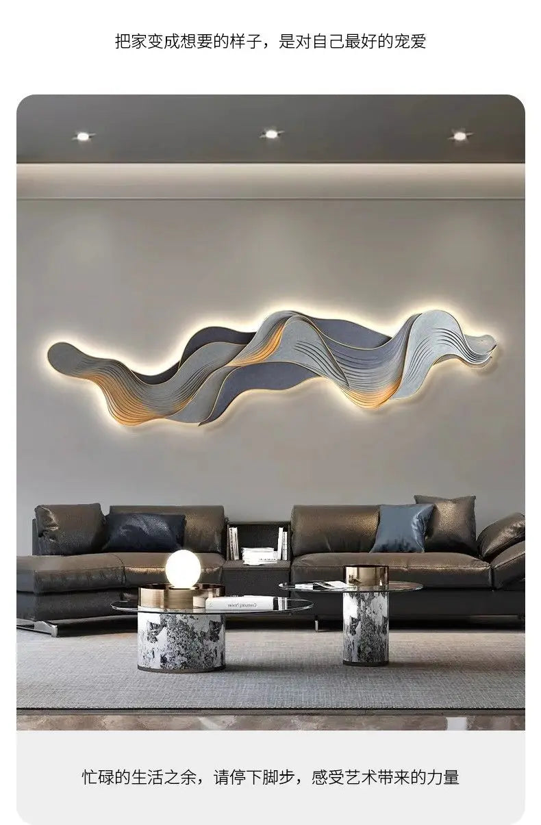 Dlight Decor Mountain LED Wall Art Light Panel