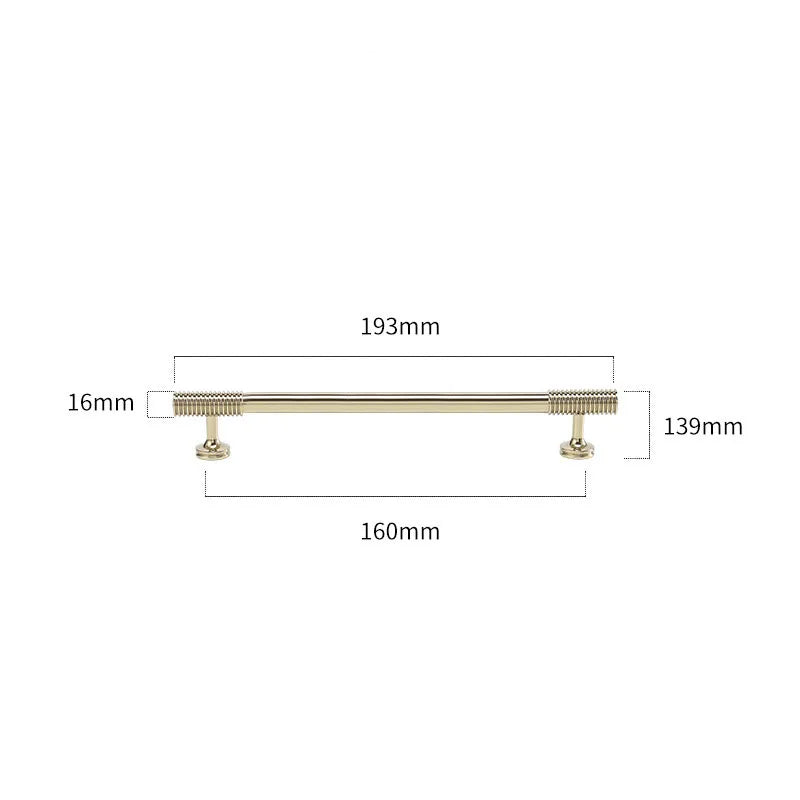 Gold, Chrome, Polished Gold Spiral Deco Furniture Handles – Modern Kitchen Cabinet and Wardrobe Pulls