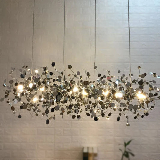 Nordic Simplicity LED Chandelier - Elegant Lighting for Living and Dining Areas