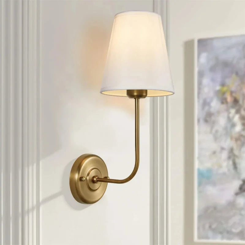 European Style Fabric E14 Wall Lamp - Elegance and Warmth for Any Space