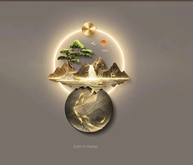 Dlight Decor 3D Wall Painting Light for Hallway Art