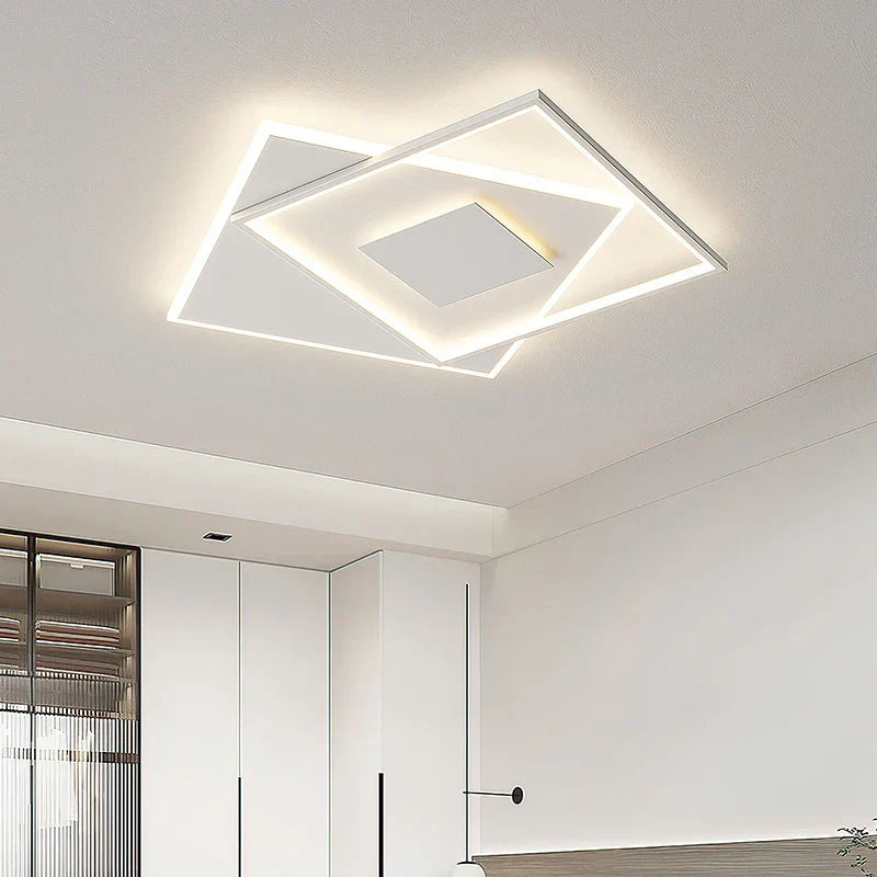 Ultra-thin LED Ceiling Light - Simple and Modern Lighting Fixture for Living Room, Study, Balcony, and More