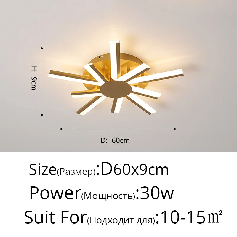 Modern Ceiling Lamps - Elegant Lustre Lights for Living Room, Kitchen, and Bedroom Decor