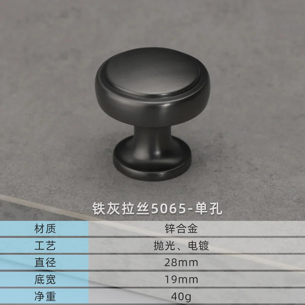 Modern European Gold and Gray Cabinet Handles - Zinc Alloy Drawer Knobs and Door Pulls for Furniture