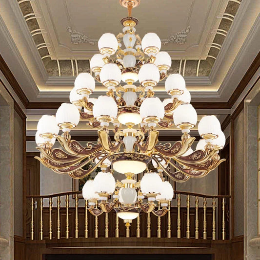 European Style Large Chandelier - Elegance for Living Rooms, Hotels, Villas, and Grand Hallways