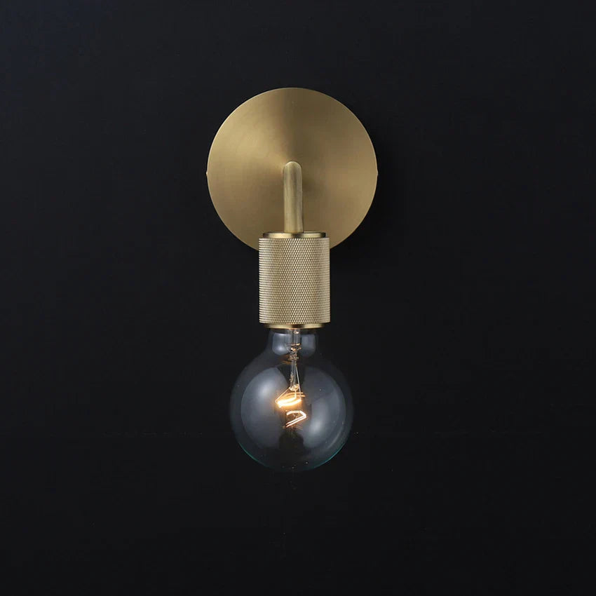 Elegant Gold Glass Wall Lamp - Post-Modern Lighting for Living, Dining, and More