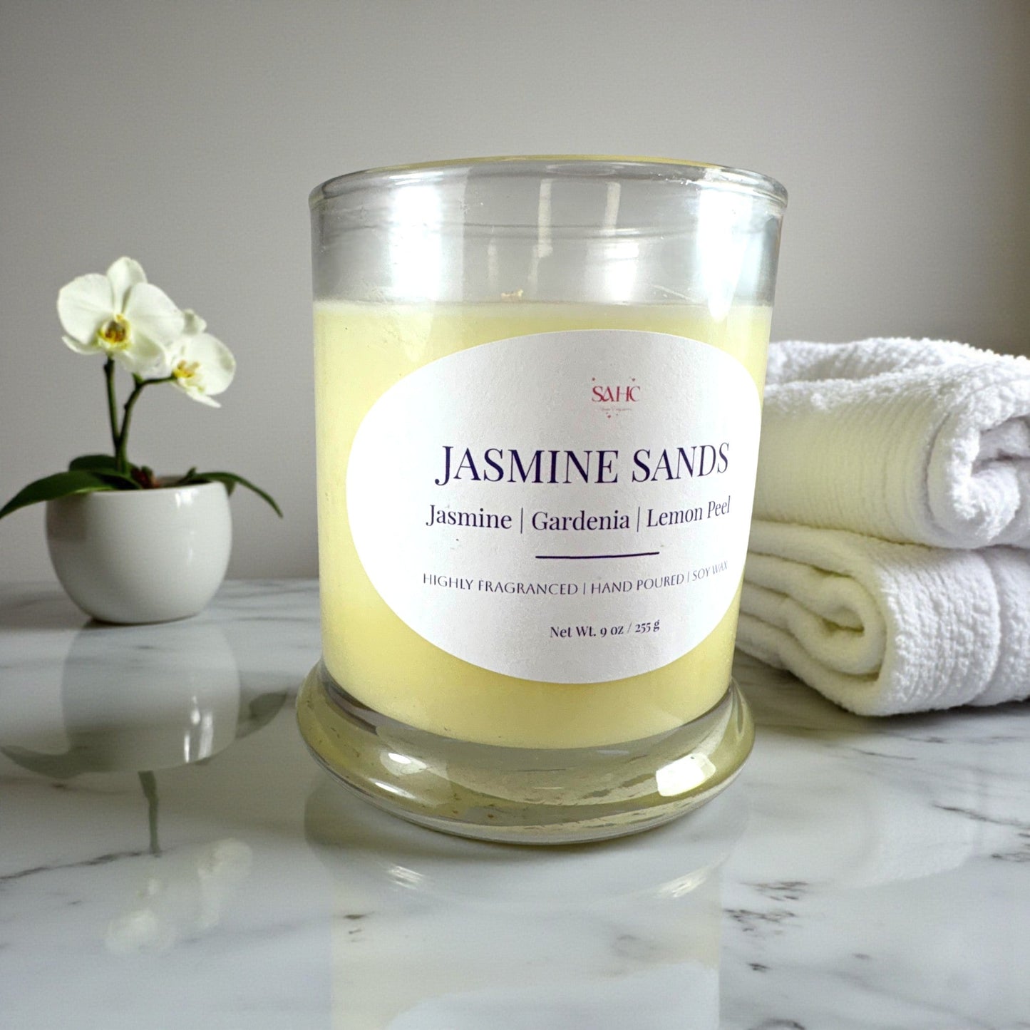 Jasmine Sands Scented Soy Candle