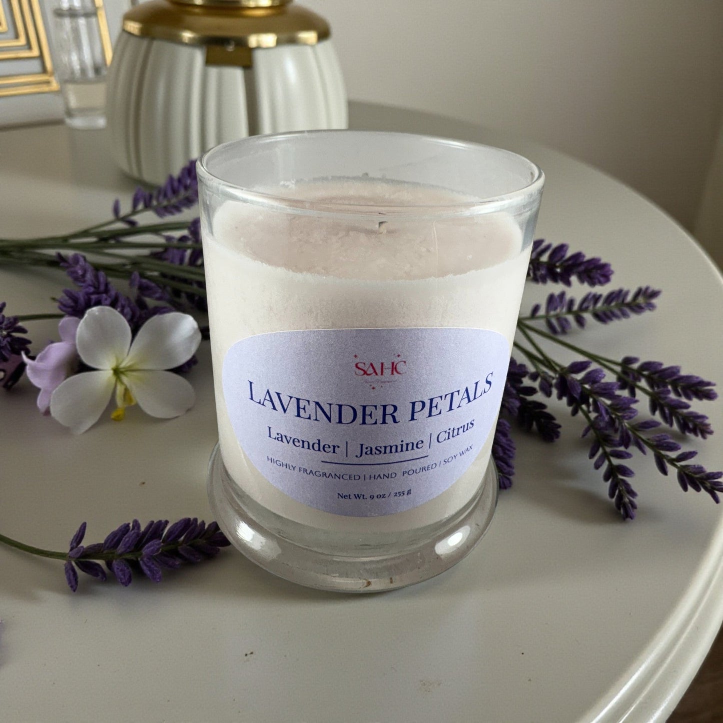 Lavender Petals Scented Candle
