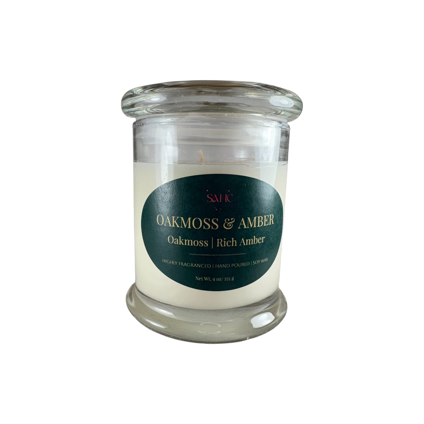 Oakmoss & Amber Scented Candle