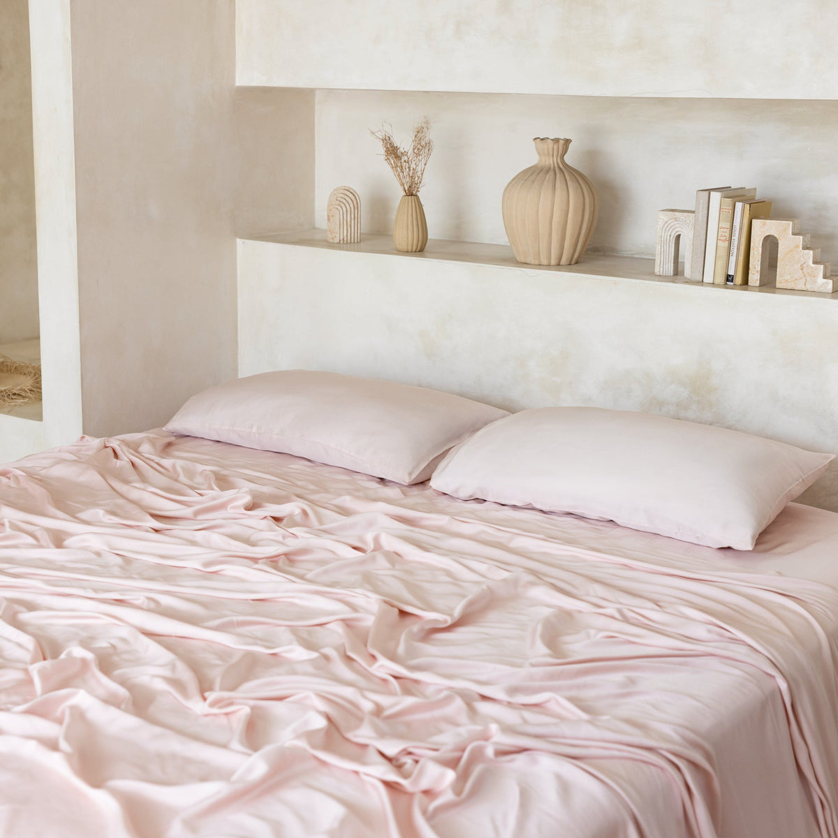 Organic Bamboo Sateen Bed Sheet Set