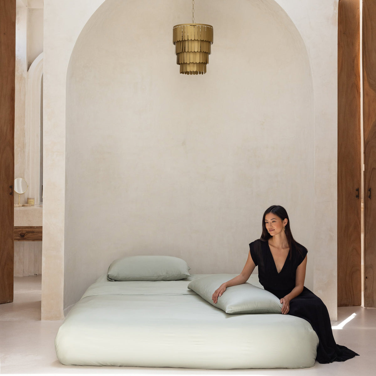 Organic Bamboo Sateen Bed Sheet Set
