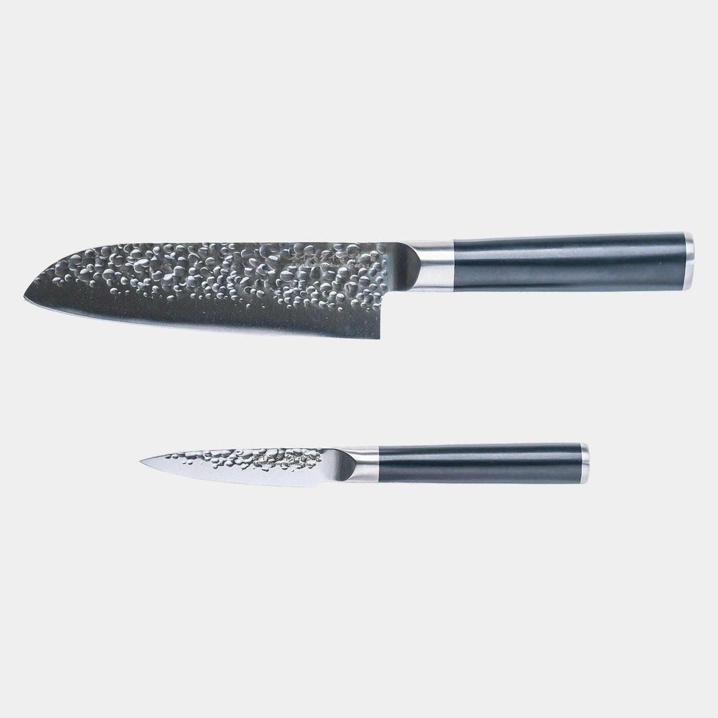 Hammered Santoku Paring Set
