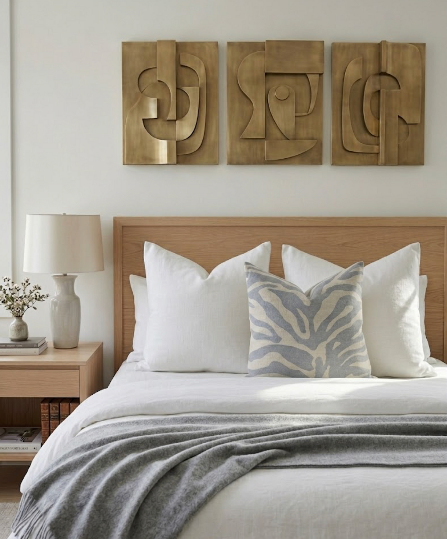 Serengeti Pillow Cover in Aqua Blue, Thibaut Pillows